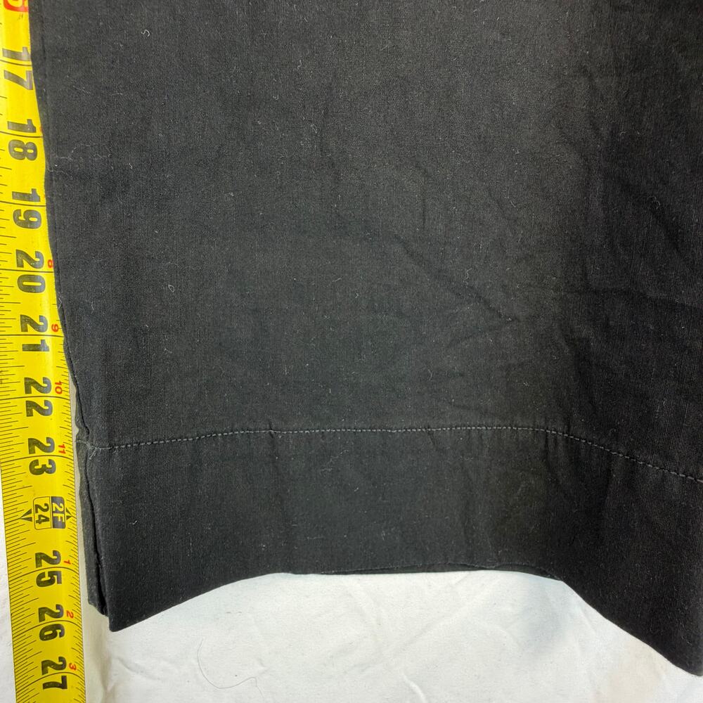 Anthropologie Maeve The Colette Cropped Wide Leg Pants Black Trousers Size 28 - Picture 8 of 10